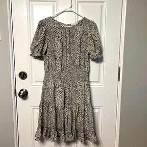 Size small printed dress. New with tags.